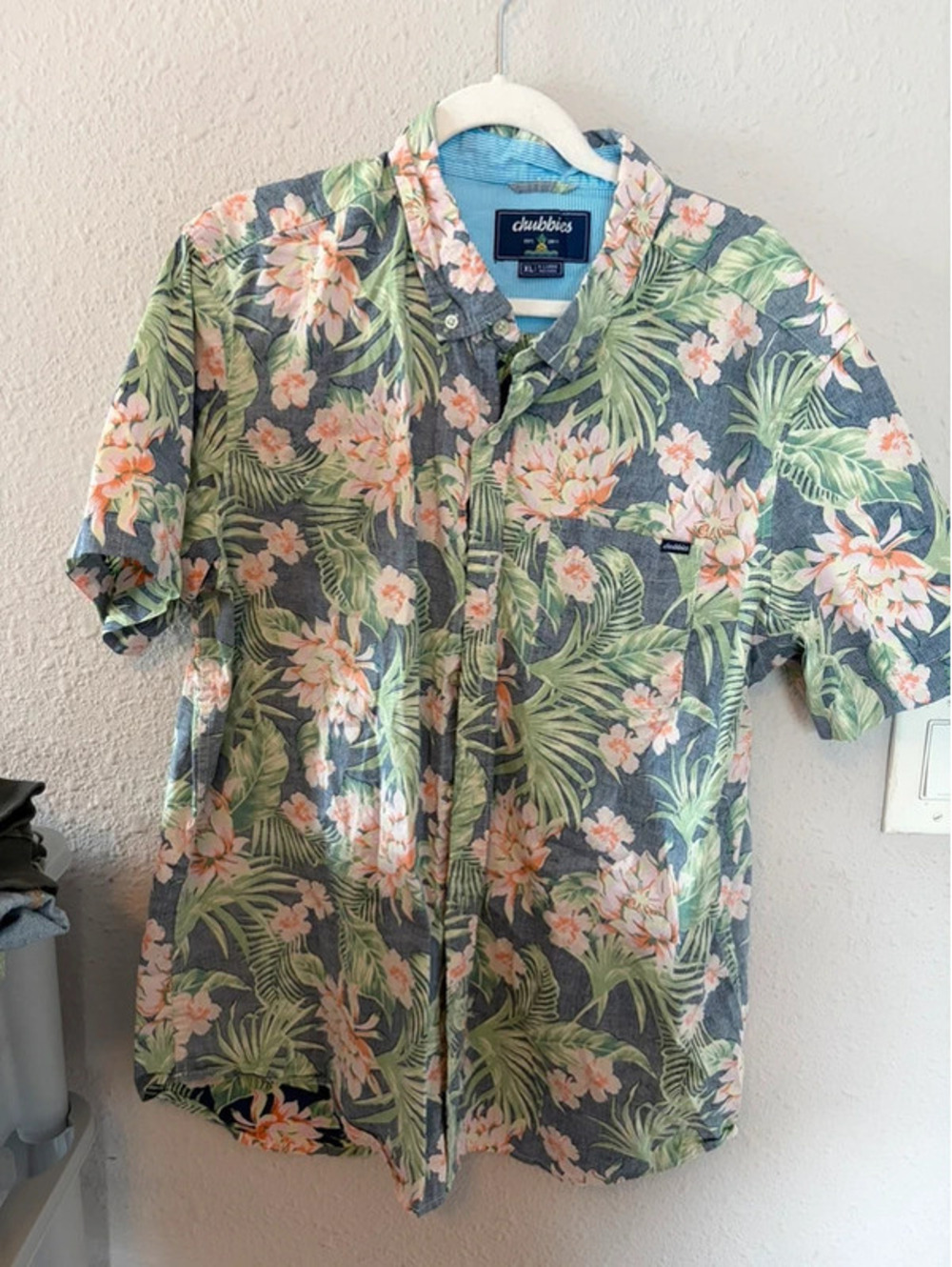 Men's Chubbies hawaiian shirt XL. 98% cotton